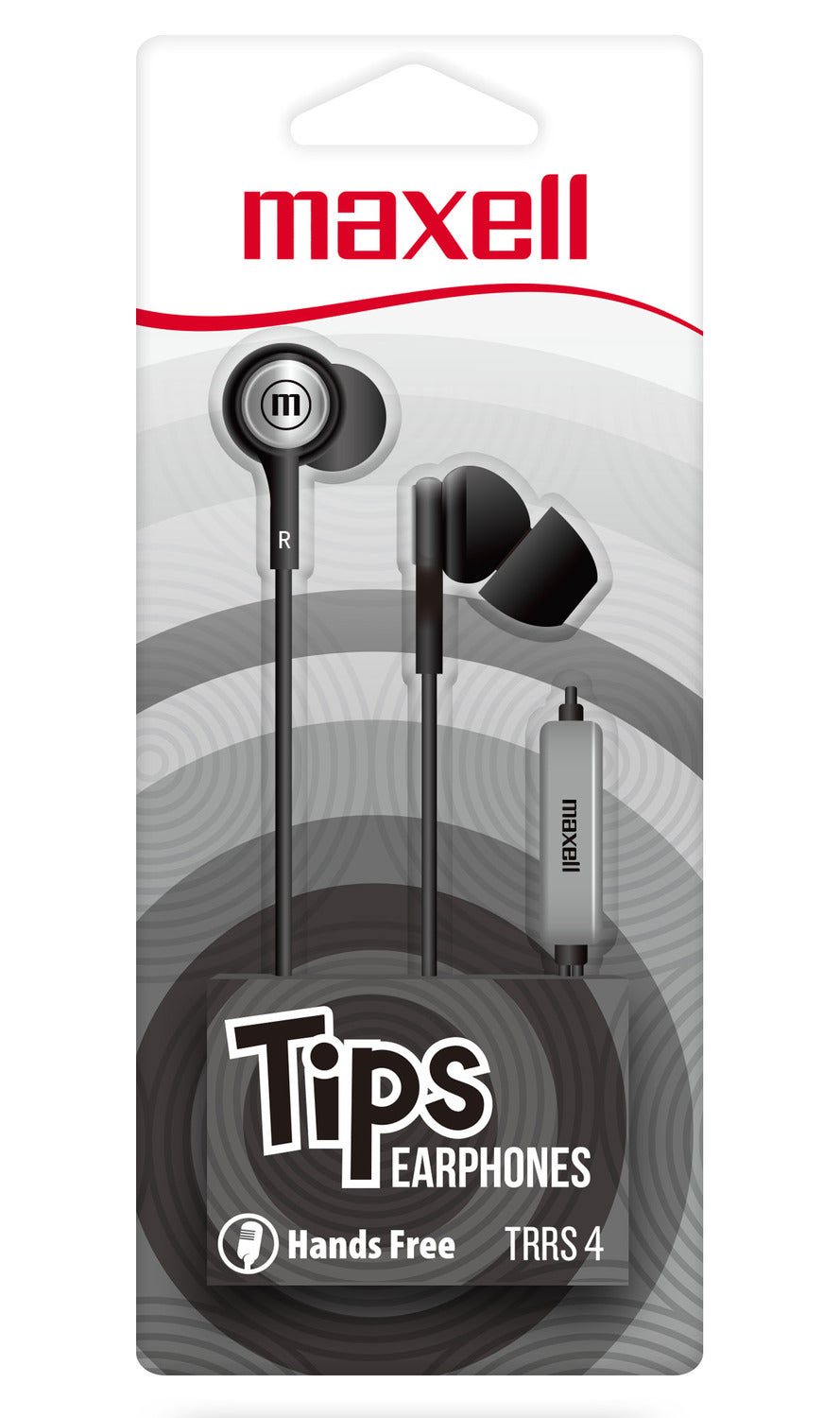 Audífonos Maxell IN-TIPS Con Micrófono In Ear Negro