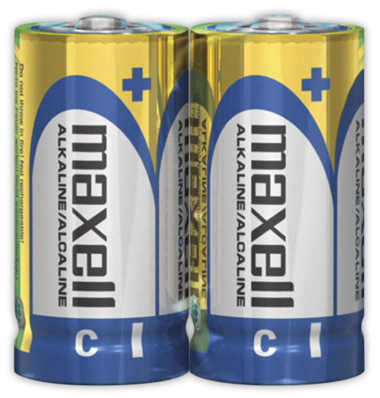 Pack 2 Pilas Alcalinas Maxell Tipo C