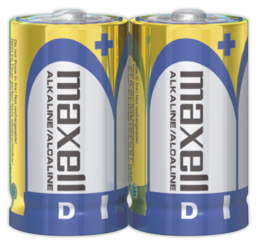 Pack 2 Pilas Alcalinas Maxell Tipo D