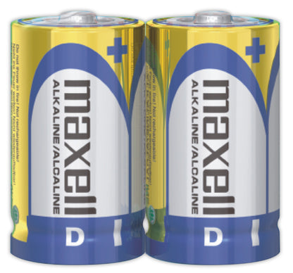 Pack 2 Pilas Alcalinas Maxell Tipo D