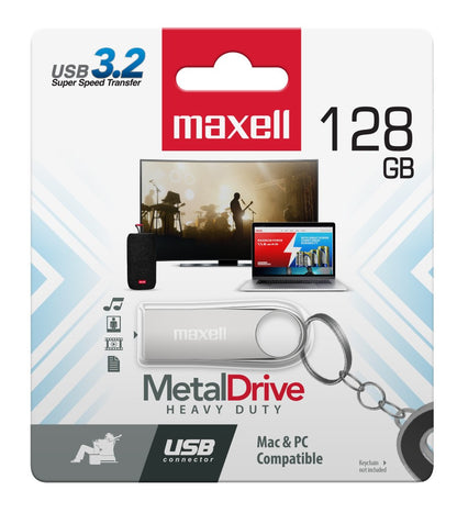 Pendrive Maxell Metal 128gb 3.2