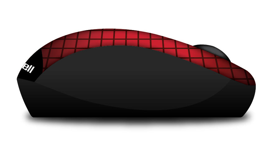 Mouse Óptico Inalámbrico Maxell Trace 1600 Dpi 2.4ghz Rojo