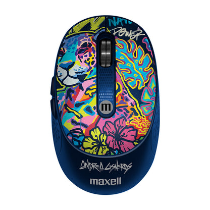 Mouse Inalámbrico Maxell Diseño Wild 4000dpi Usb/usb-c