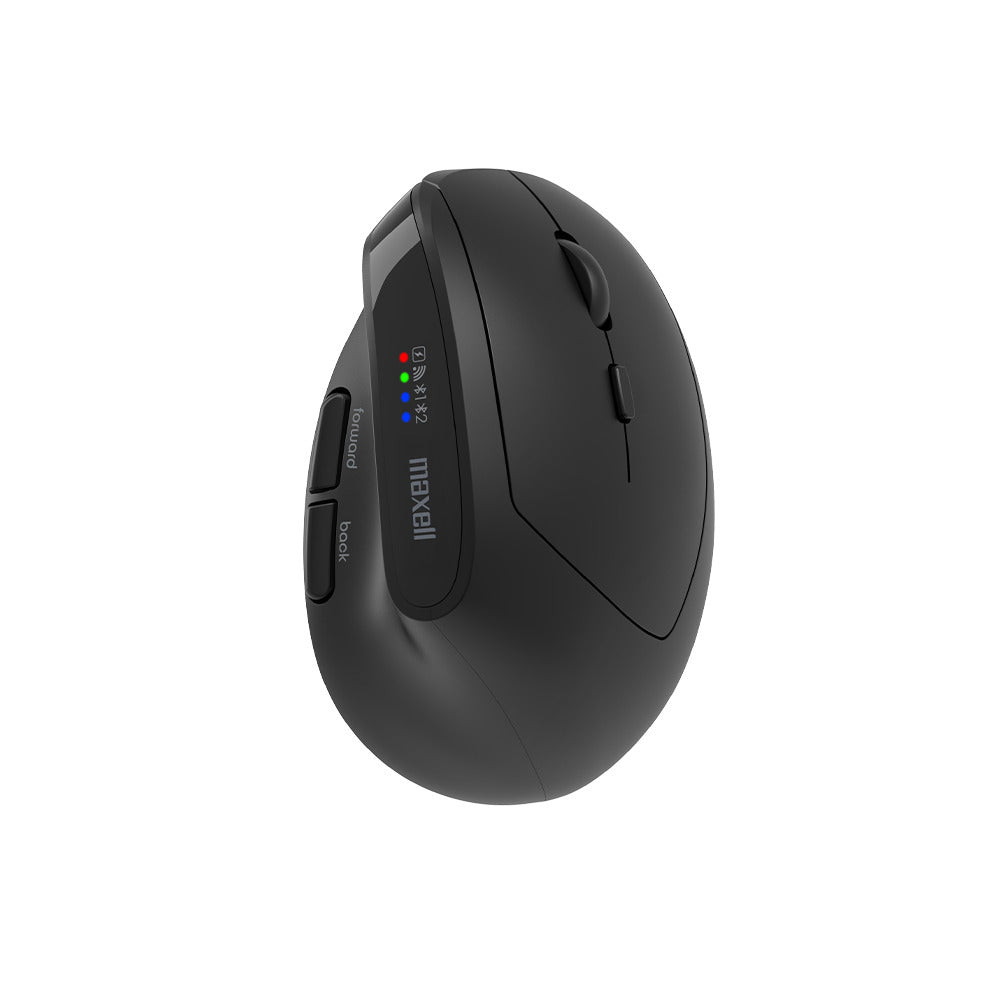 Mouse Vertical Bluetooth Ergonómico Maxell 2400 DPI  Inalámbrico