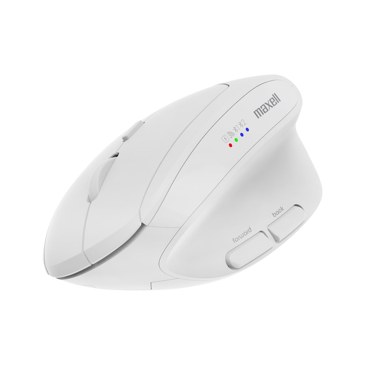 Mouse Vertical Bluetooth Ergonómico Maxell 2400 DPI Inalámbrico