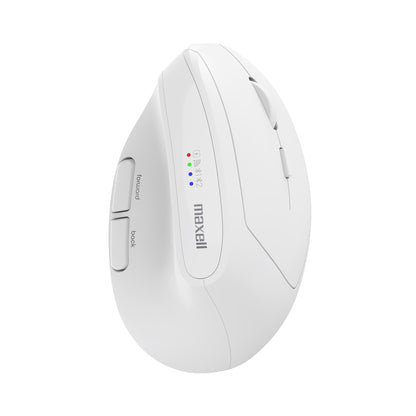 Mouse Vertical Bluetooth Ergonómico Maxell 2400 DPI Inalámbrico