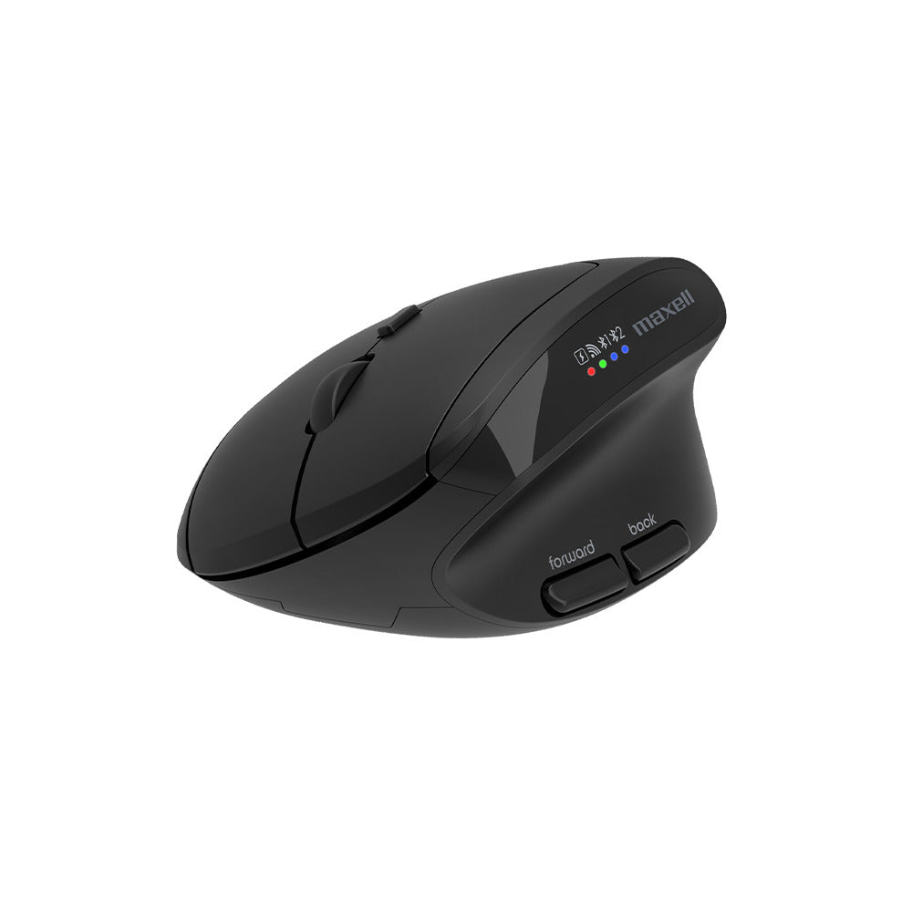 Mouse Vertical Bluetooth Ergonómico Maxell 2400 DPI  Inalámbrico