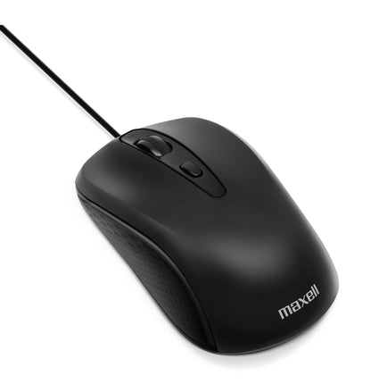 Mouse Óptico Maxell Usb MOWR-101 1200DPI Negro