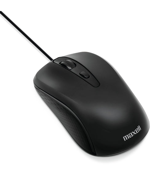 Mouse Óptico Maxell Usb MOWR-101 1200DPI Negro