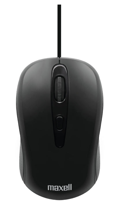 Mouse Óptico Maxell Usb MOWR-101 1200DPI Negro
