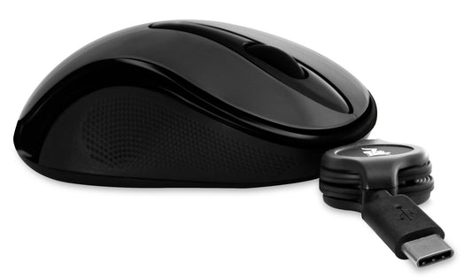 Mouse Retráctil Maxell Tipo C 1200Dpi