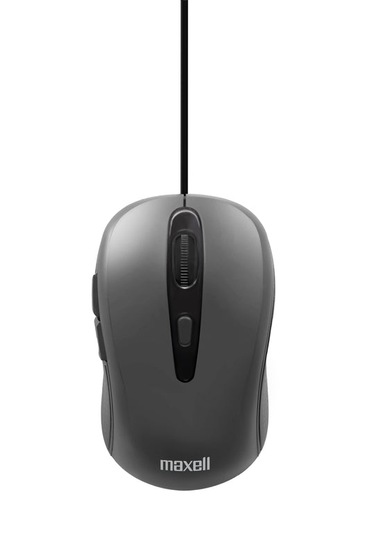 Mouse Óptico Maxell 5 Botones MOWR-105 Gris