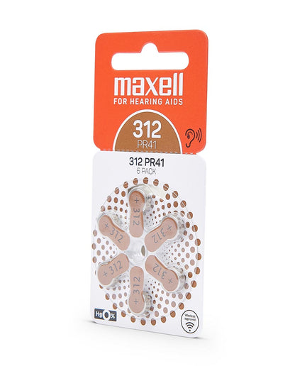 Pilas Para Audífonos Maxell Auditivas 6un