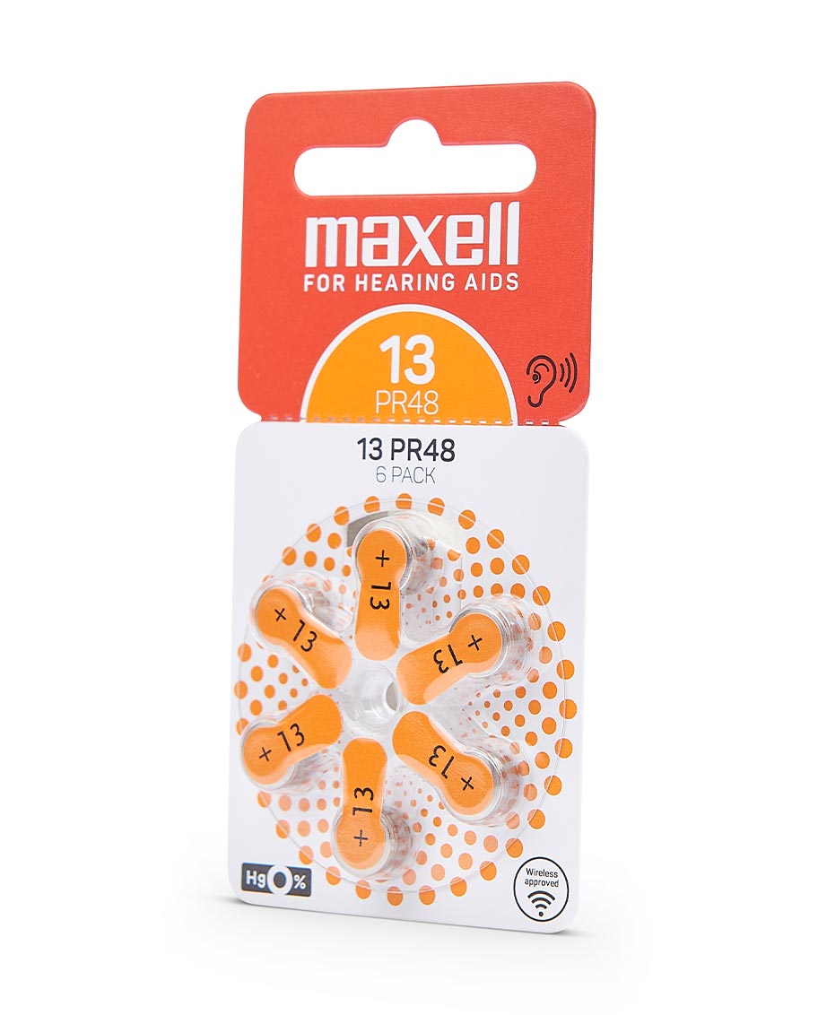 Pilas Para Audífonos Maxell Auditivas 6un