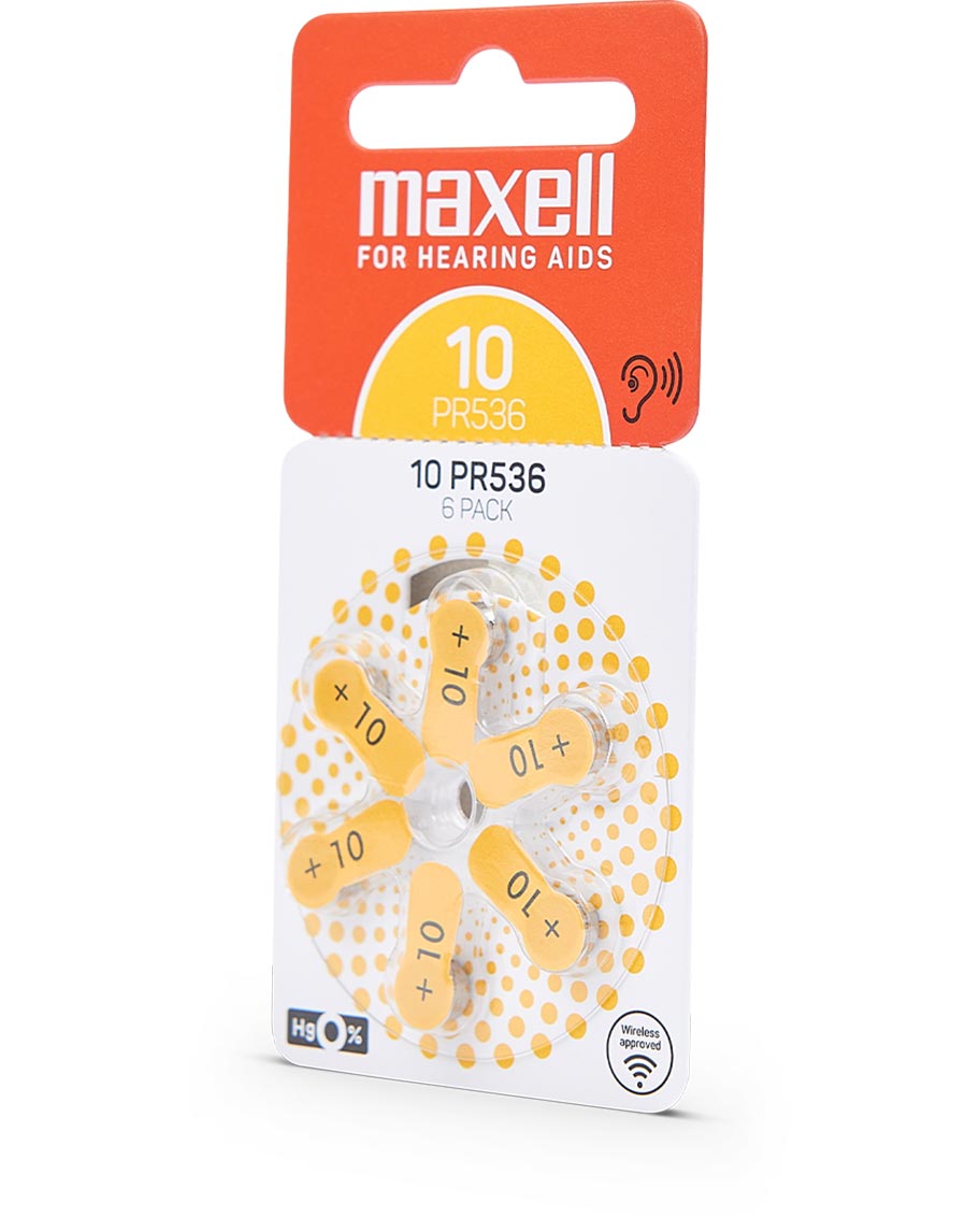 Pilas Para Audífonos Maxell Auditivas 6un
