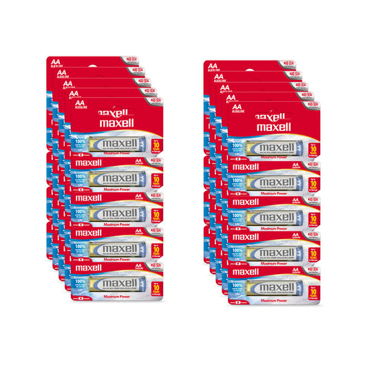 Pack 50 Pilas Alcalinas Maxell Tamaño AAA