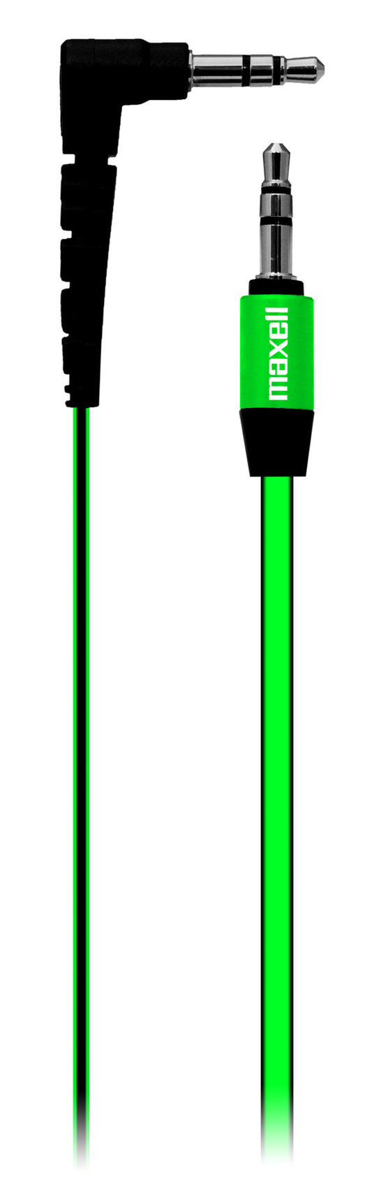 Cable Para Audio Plano Con Conectores De 3.5mm A 3.5mm Verde Maxell