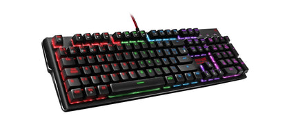 Teclado Gamer Maxell Mecánico Iluminado Usb Samurai RGB