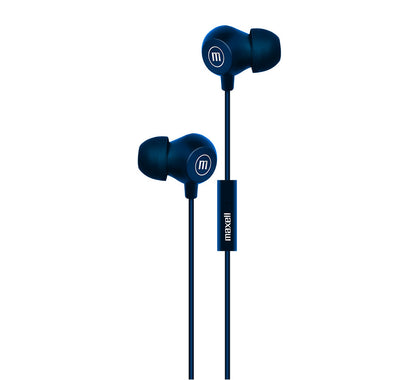 Audífonos Maxell IN-BAX Con Micrófono In Ear 3.5mm Azul