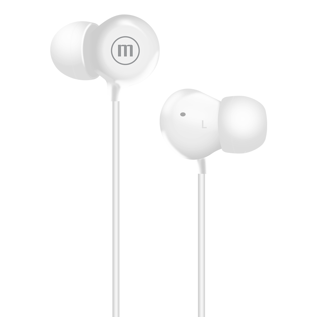 Audífonos Maxell IN-BAX Con Micrófono In Ear Tipo C Blanco