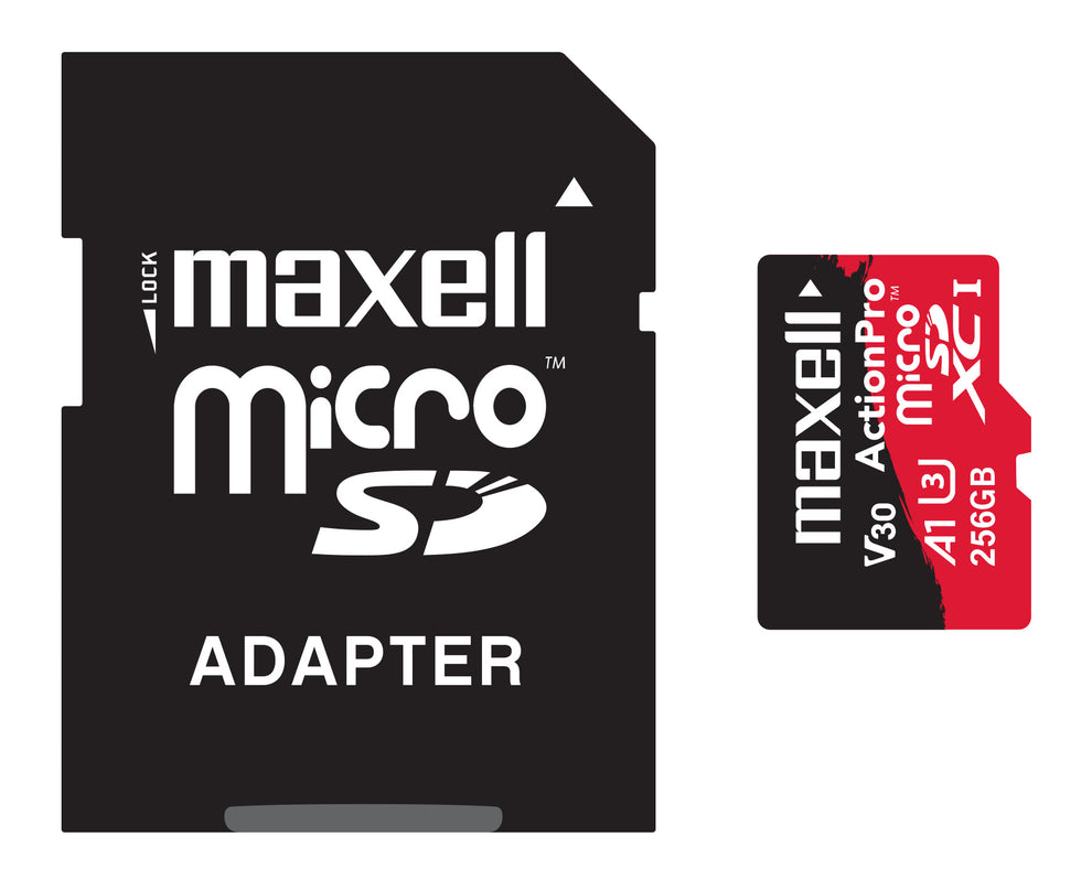 Tarjeta MicroSD Maxell 256GB UH-3 8K 100MB/S – Maxellcl
