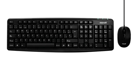 Combo Maxell Teclado Multifuncional Y Mouse Óptico WRKBC-10